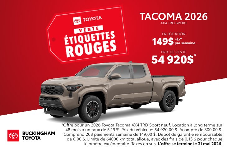 2026 Mai Custom1 Toyota Tacoma FR