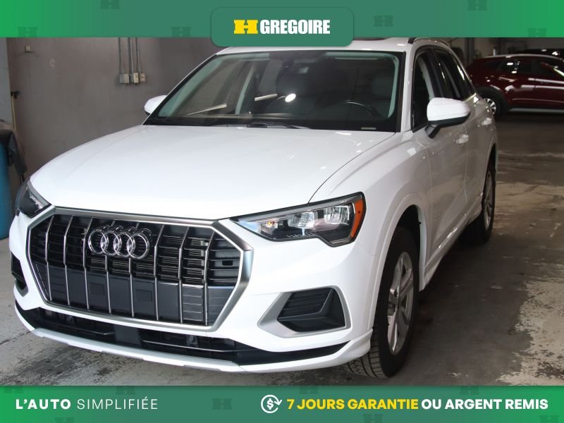 Audi Q3 822338 | Komfort AWD AUTO A/C MAGS CUIR TOIT CAM RECUL BLUE 2022 Blanc Laval - photo #2