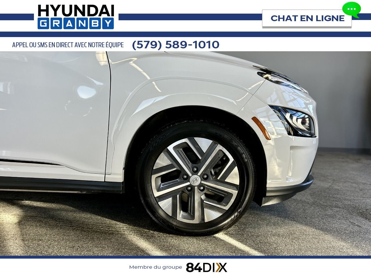 2023 Hyundai Kona Electric White Granby - photo #8