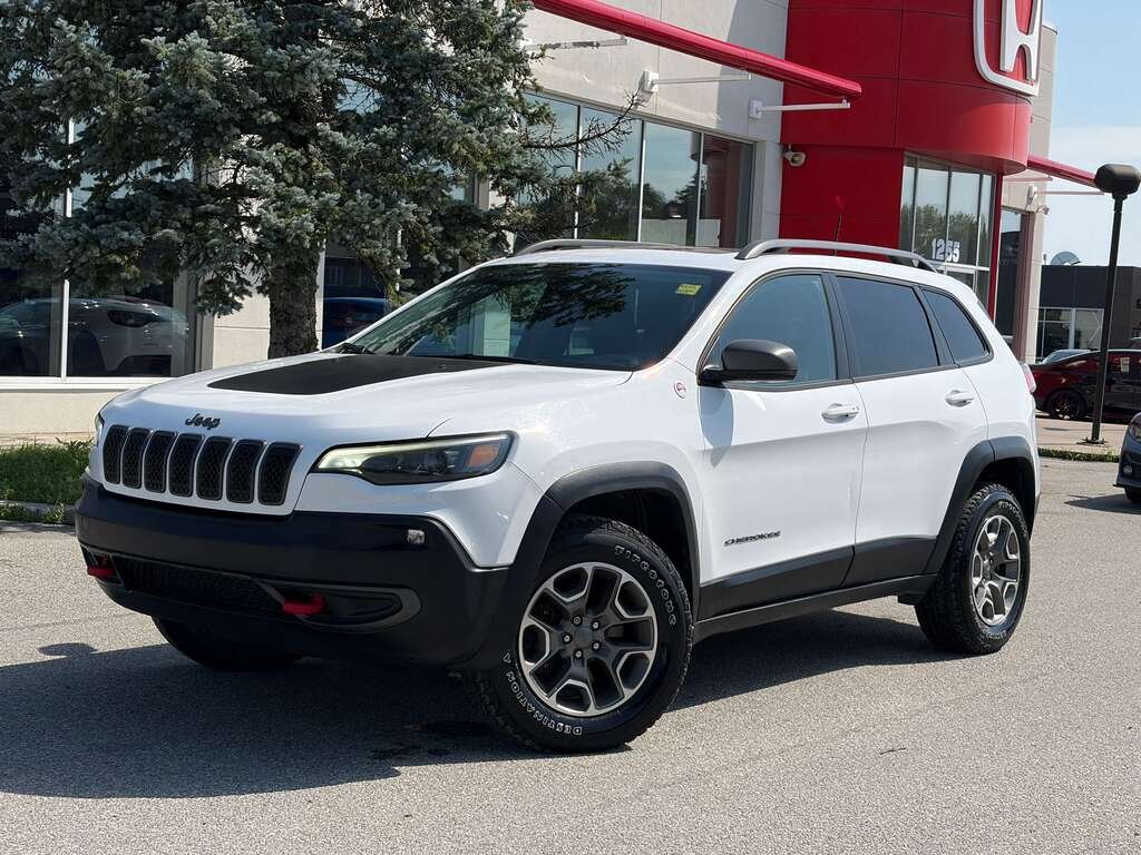 2020 Jeep Cherokee Trailhawk Elite 4x4 White Gatineau - photo #0