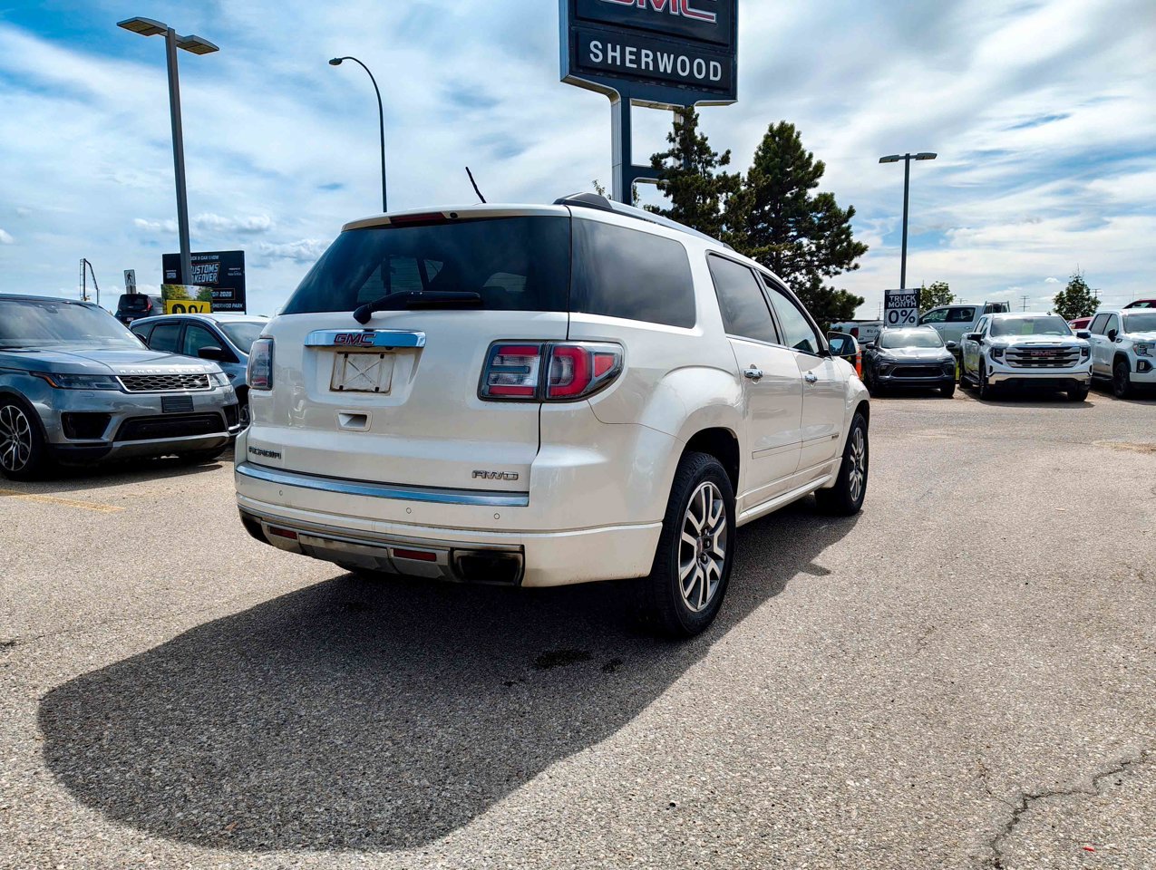 2013 GMC Acadia AWD 4dr Denali White Sherwood Park - photo #5