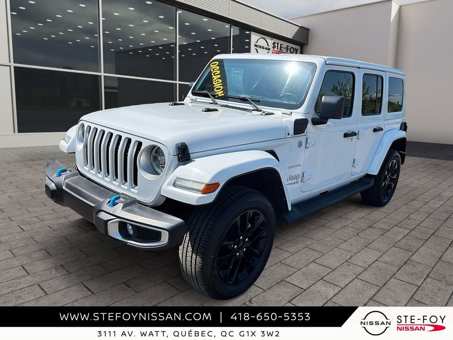2022 Jeep WRANGLER 4XE UNLIMITED COLD WEATHER GROUP 2022 White