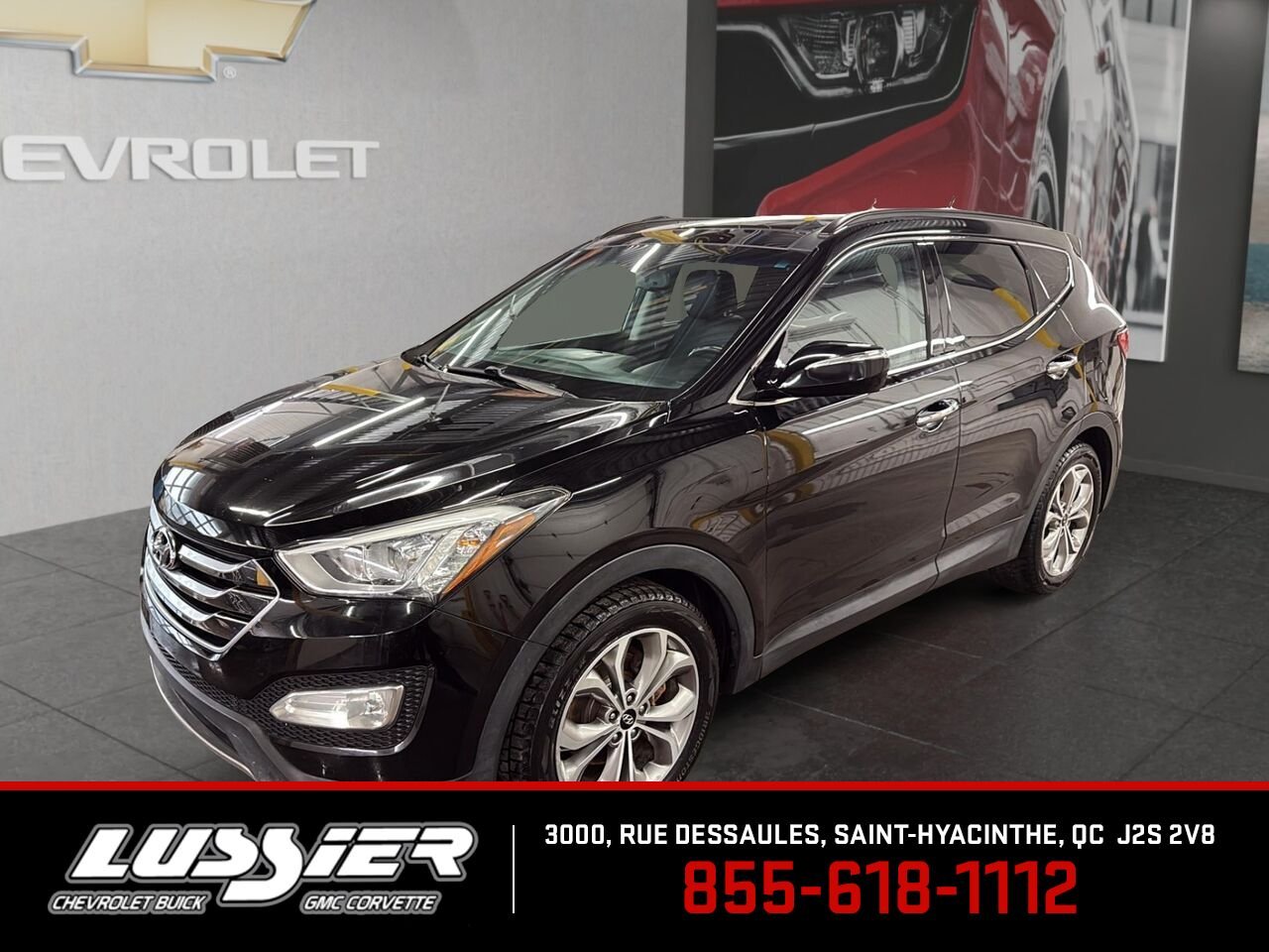 2016 HYUNDAI SANTA FE SPORT PREMIUM + GARANTIE PROLONGE + 1-2-3 CHANCES AU CREDIT Black Saint-Hyacinthe - photo #0