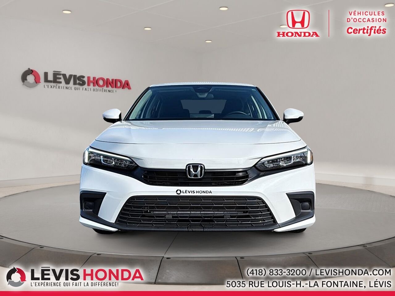 2024 Honda Civic EX EX CVT White Lévis - photo #2