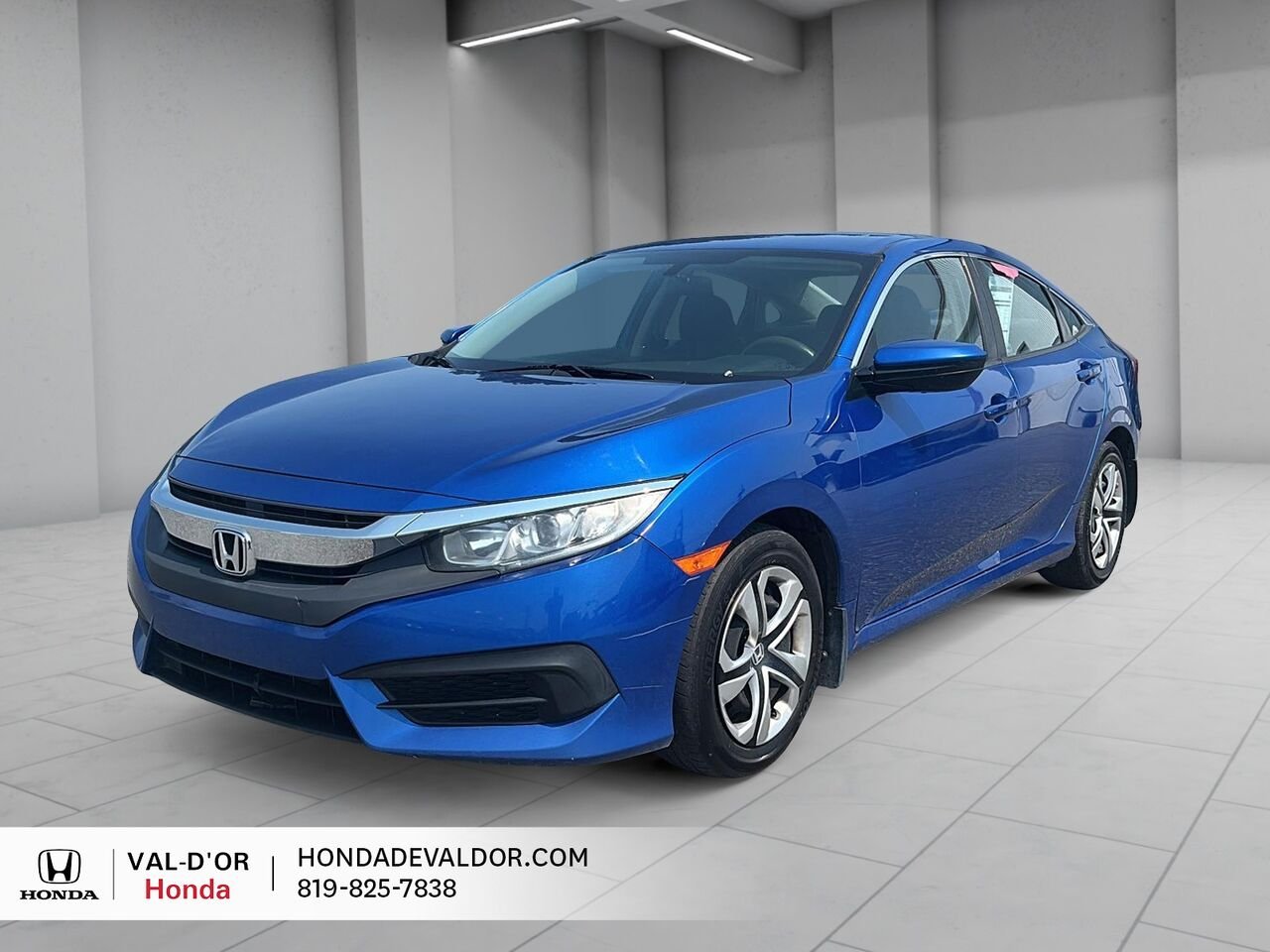 2018 Honda Civic Berline LX BM Blue Val-d'Or - photo #0