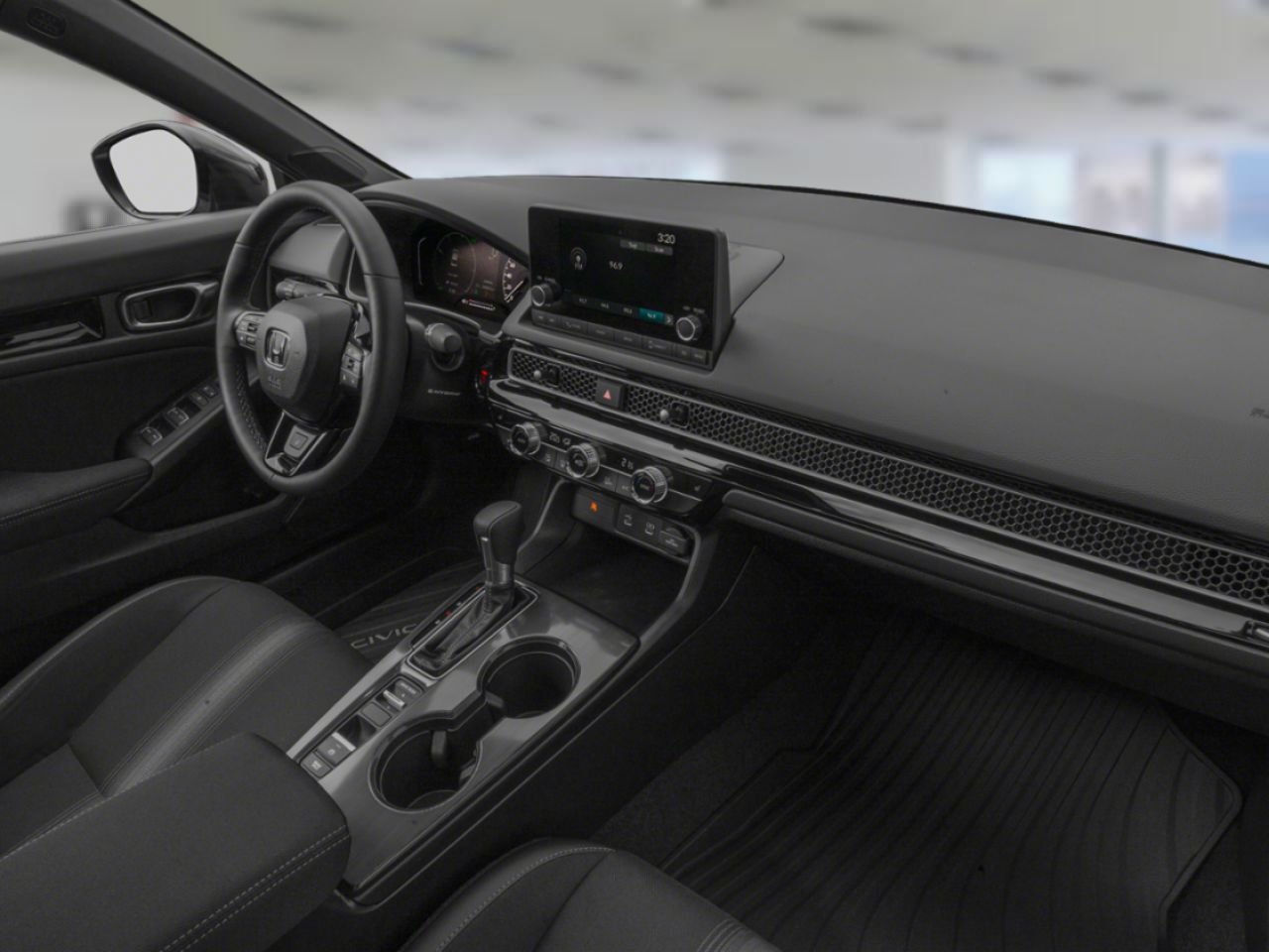2026 Honda Civic hybride berline Sport eCVT White Gatineau - photo #11