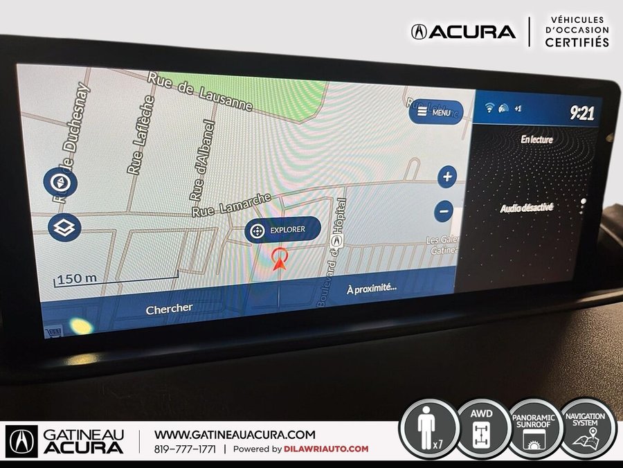 Acura MDX ***CLEAN CARFAX + CUIR + TOIT *** 2022 Gris