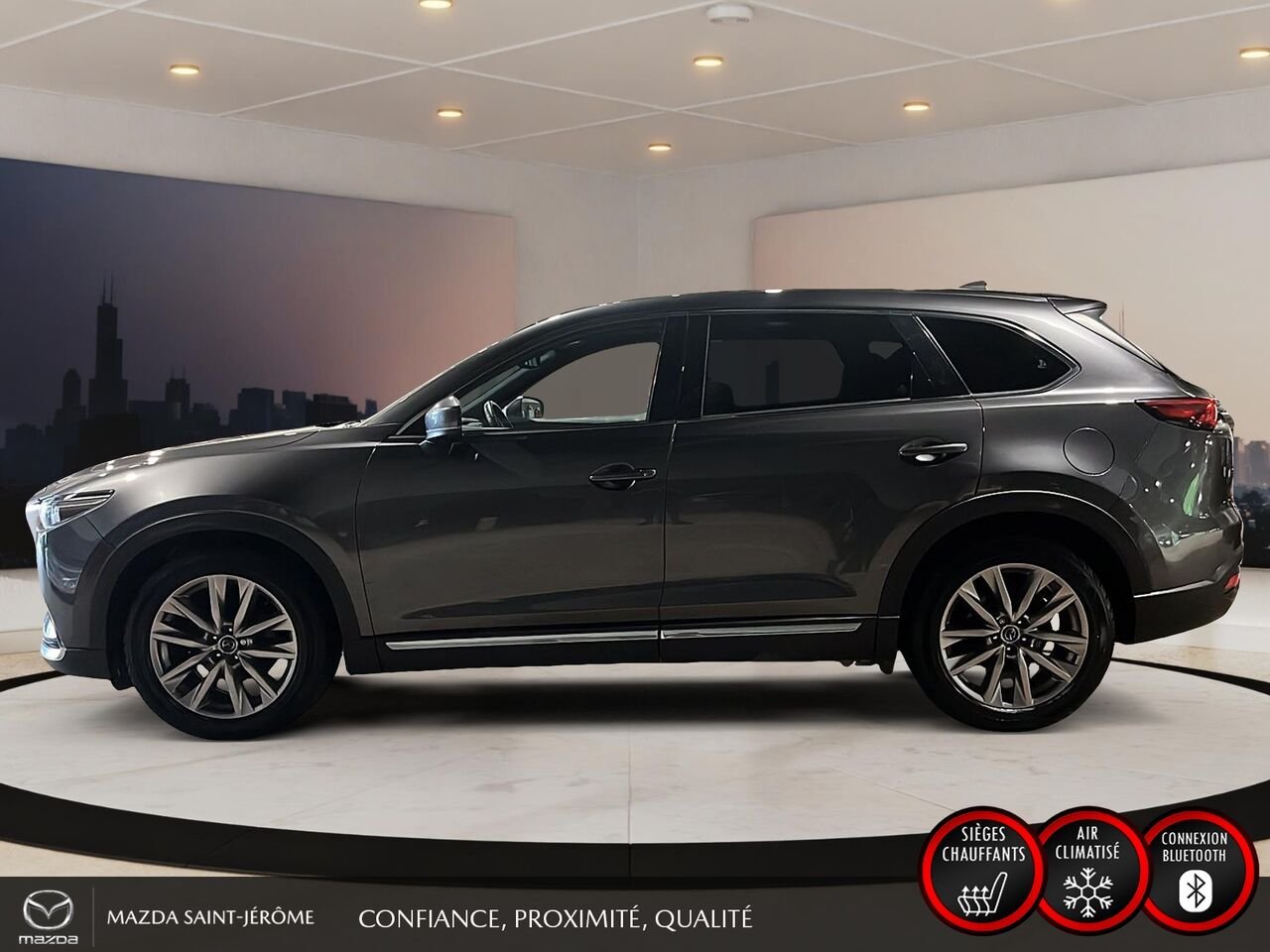 Mazda CX-9 2021 Gris Saint-Jérôme - photo #9