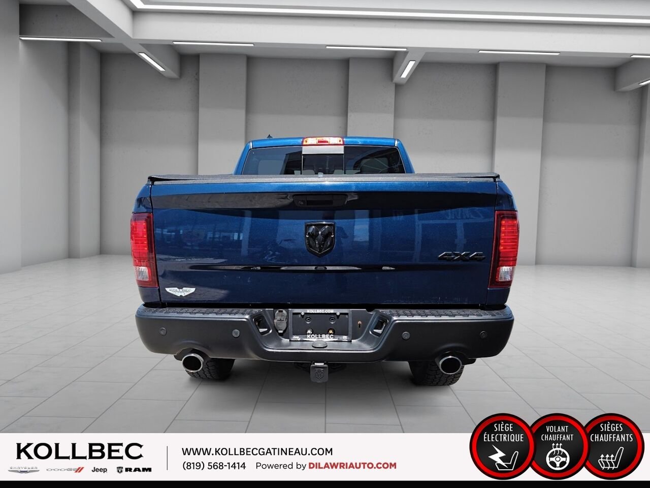 RAM 1500 CLASSIC 261111 | Warlock Crewcab 4x4 2019 Bleu Gatineau - photo #15