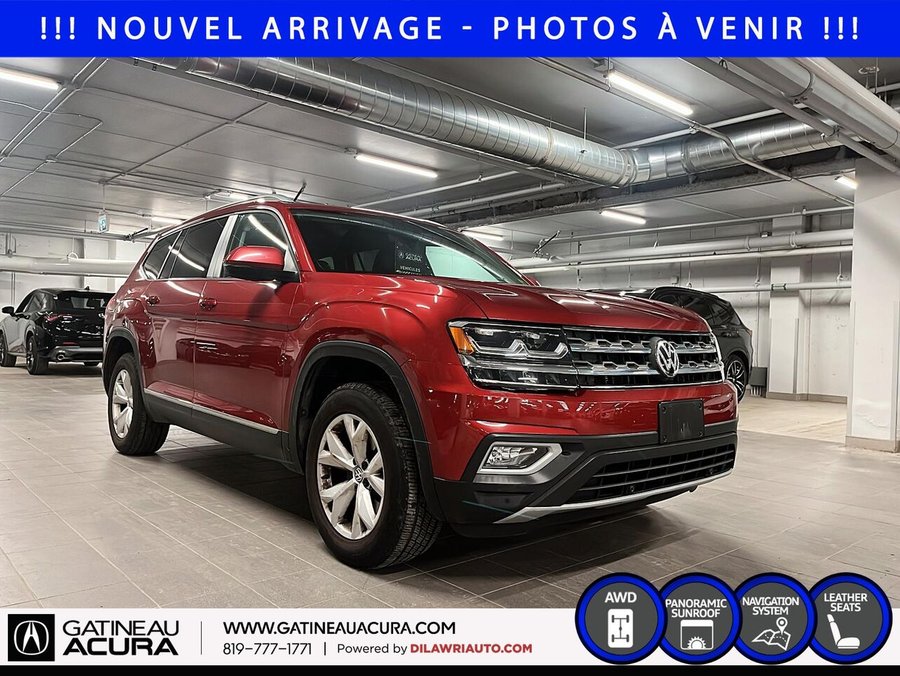 Volkswagen Atlas *** UN PROPRIO + CLEAN CARFAX *** 2018 Rouge
