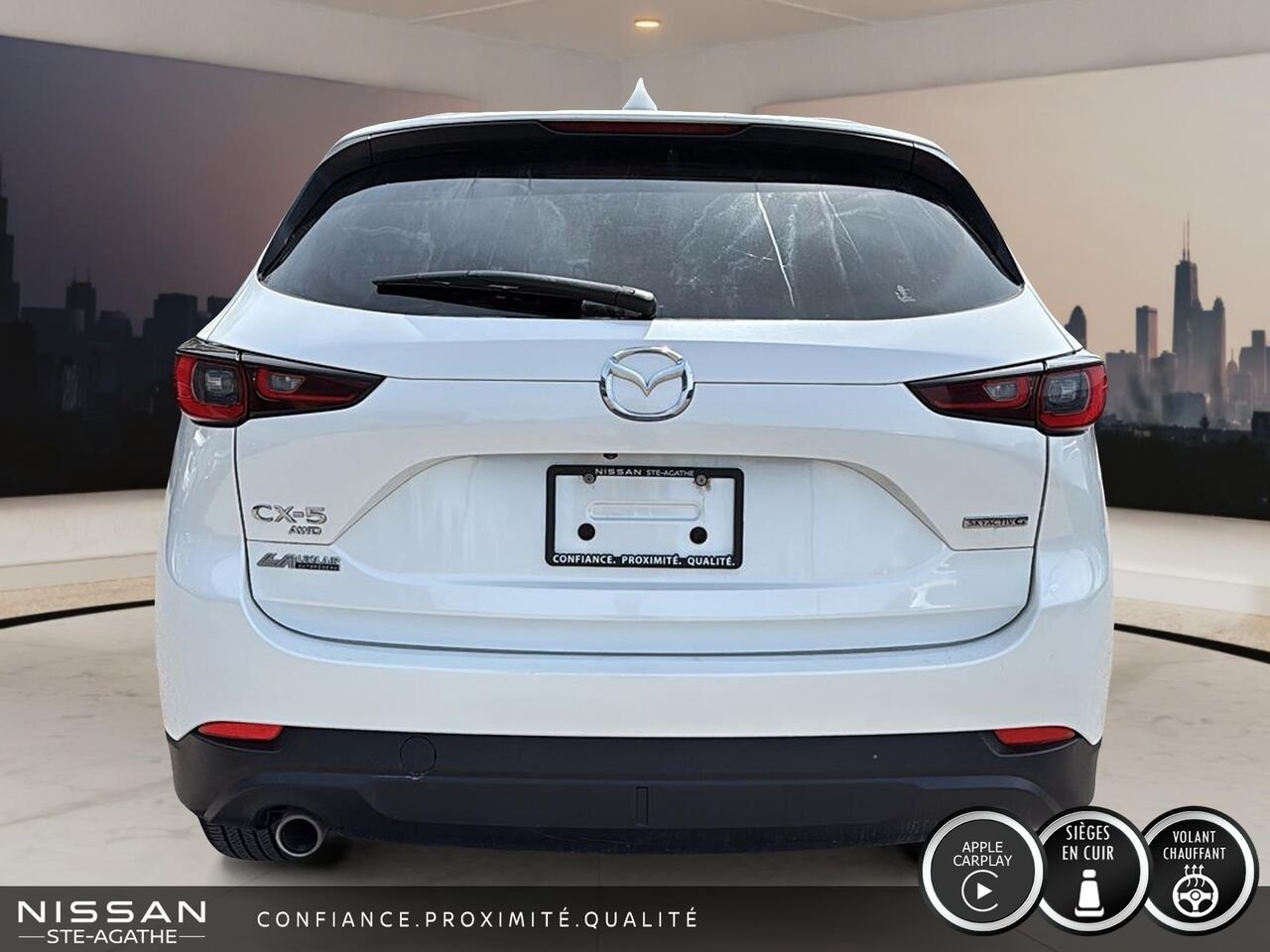 2022 Mazda CX-5 White Sainte-Agathe-des-Monts - photo #3