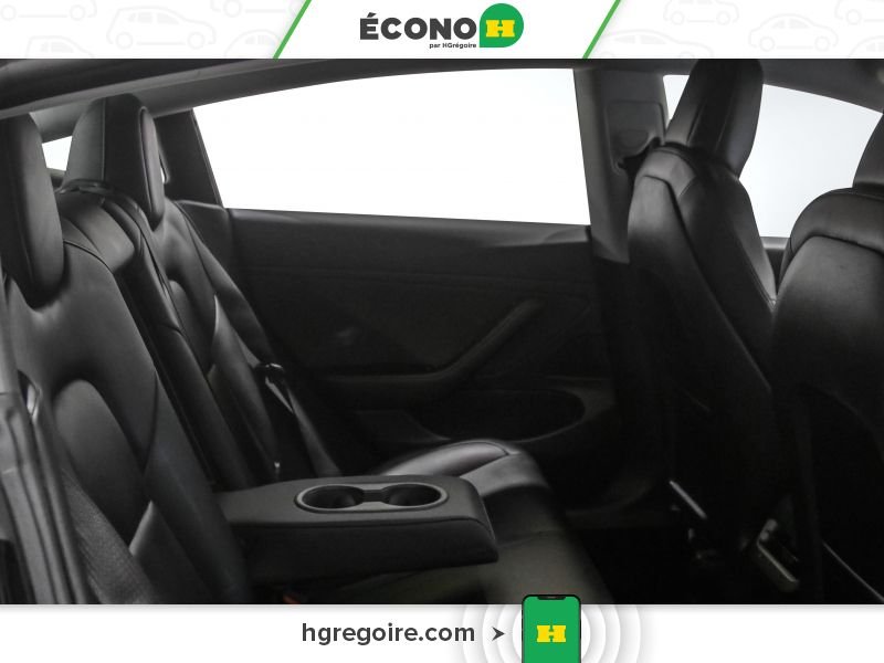 Tesla Model 3 727190A | LONG RANGE TOIT CUIR MAGS CAM RECUL BLUETOOTH 2018 Noir Laval - photo #17
