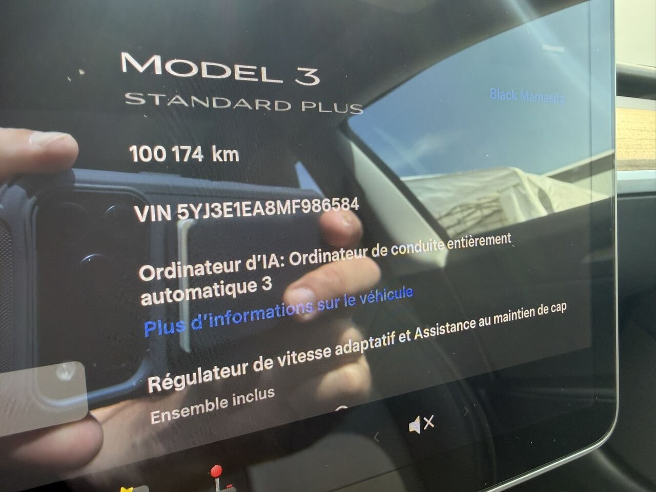 Tesla Model 3 STANDARD RANGE PLUS 2021 Noir Laval - photo #24