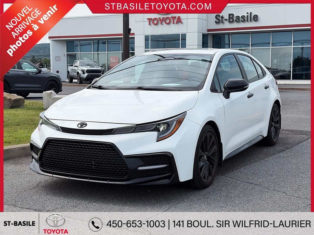 TOYOTA COROLLA 2021 Blanc Saint-Basile-le-Grand - photo #0