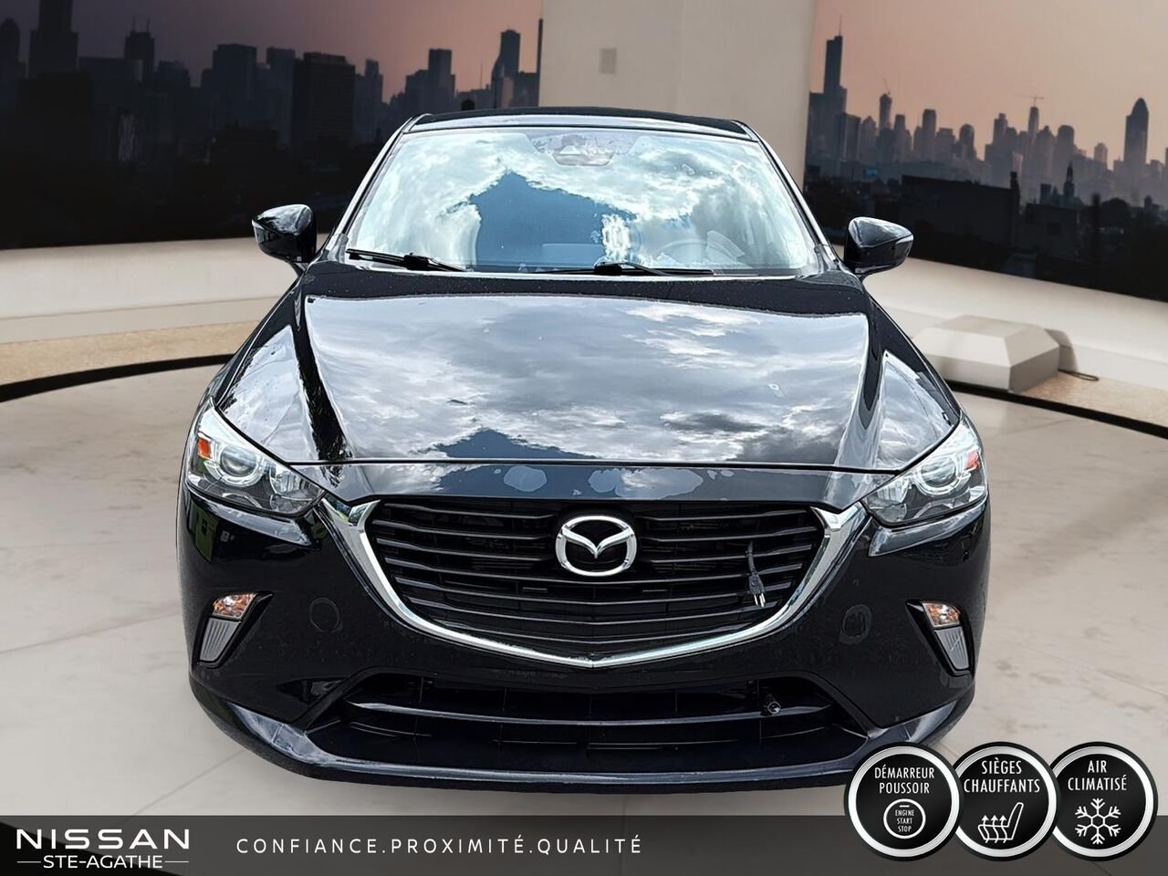 Mazda CX-3 2018 Noir Ste-Agathe des Monts - photo #1