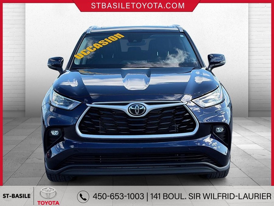 TOYOTA HIGHLANDER 2022 2022 Bleu heliographique