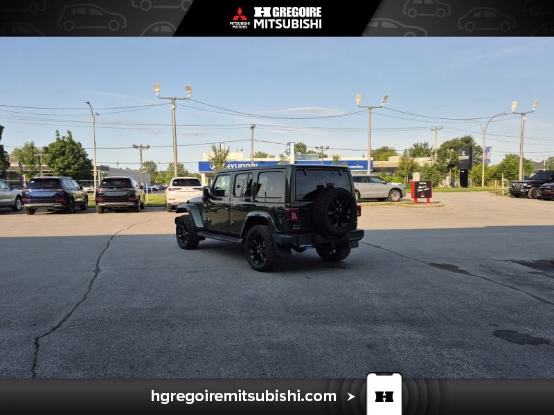 Jeep Wrangler MH4476 | Unlimited Sahara 4xe Hybride * Mags * Carplay 2022 Noir Laval - photo #7