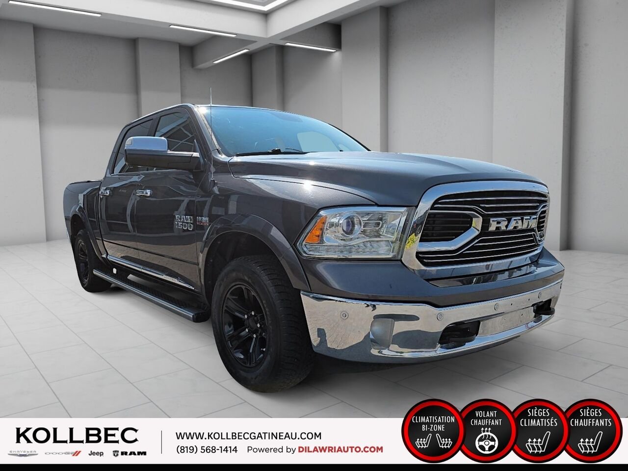2016 RAM 1500 Limited CREWCAB 4x4 Grey Ottawa & Gatineau - photo #12