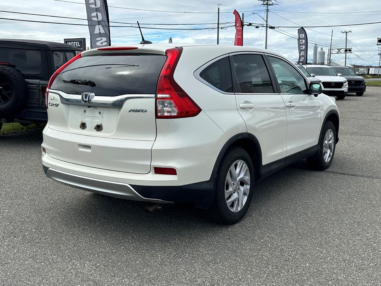 Honda CR-V Traction intégrale 5 portes EX-L 2015 Blanc Matane - photo #4