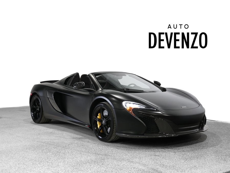 McLaren 650s Spider 3.8L V8 Twin-Turbo 2016 2016 Noir