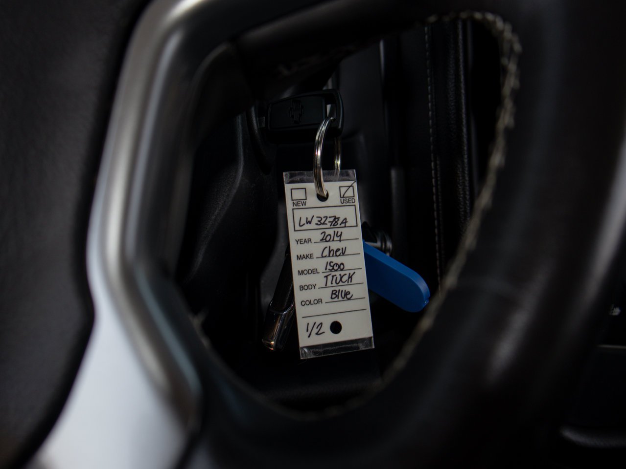 2014 Chevrolet Silverado 1500 4WD Crew Cab Short Box LTZ w/2LZ Blue Sherwood Park - photo #34