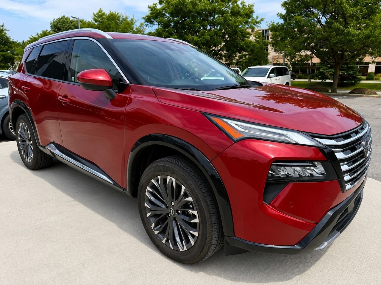 2026 NISSAN Rogue ROGUE PLATINE Scarlet Ember Tintcoat Châteauguay - photo #6