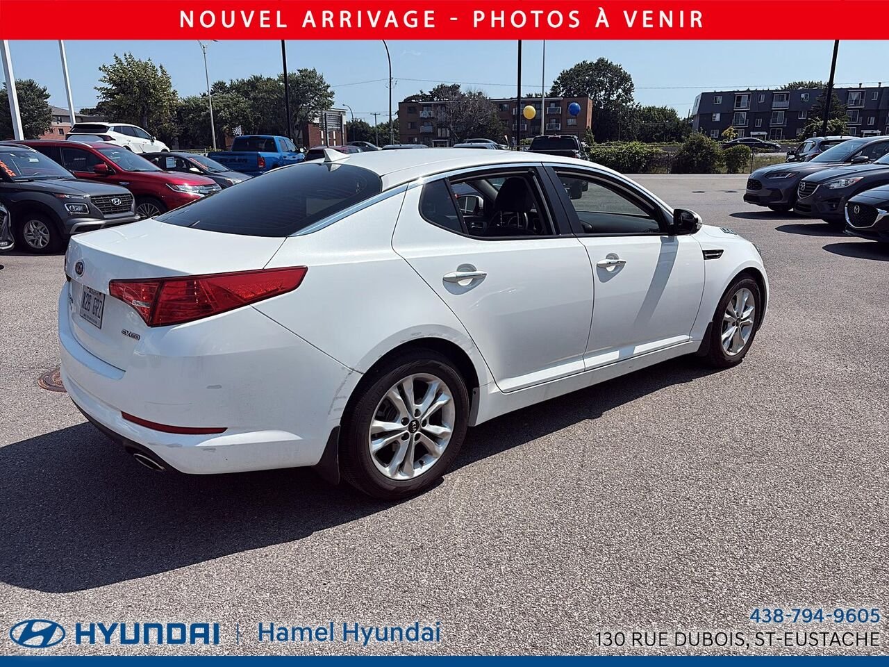 2012 Kia Optima White Saint-Eustache - photo #3