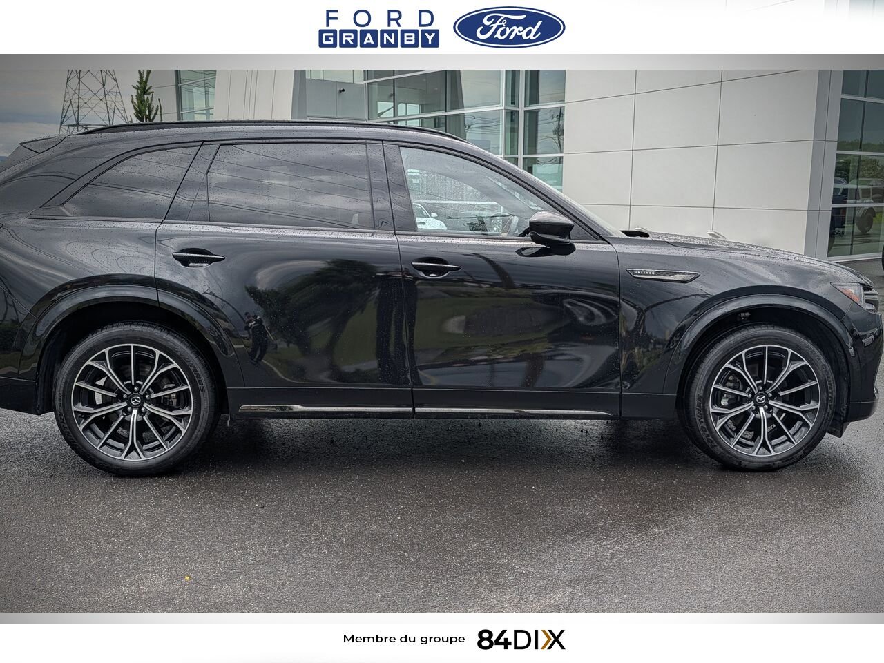 Mazda CX-70 hybride léger 2025 Noir Granby - photo #7