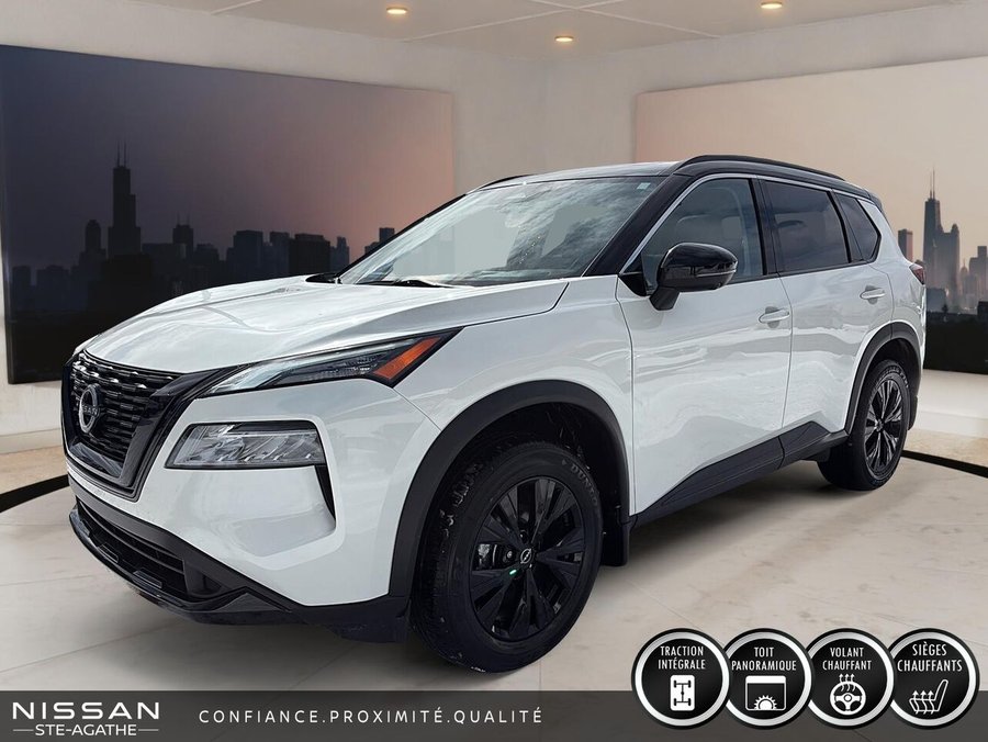 Nissan Rogue MIDNIGHT | TOIT PANO | CUIR | AWD 2023 Blanc