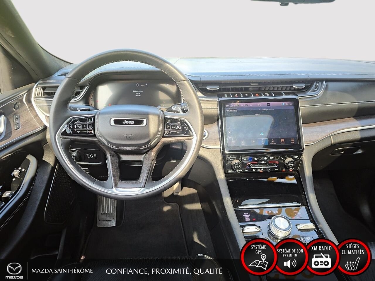 2023 Jeep Grand Cherokee Overland | TOIT PANORAMIQUE | CUIR | 4X4 | White Saint-Jérôme - photo #23