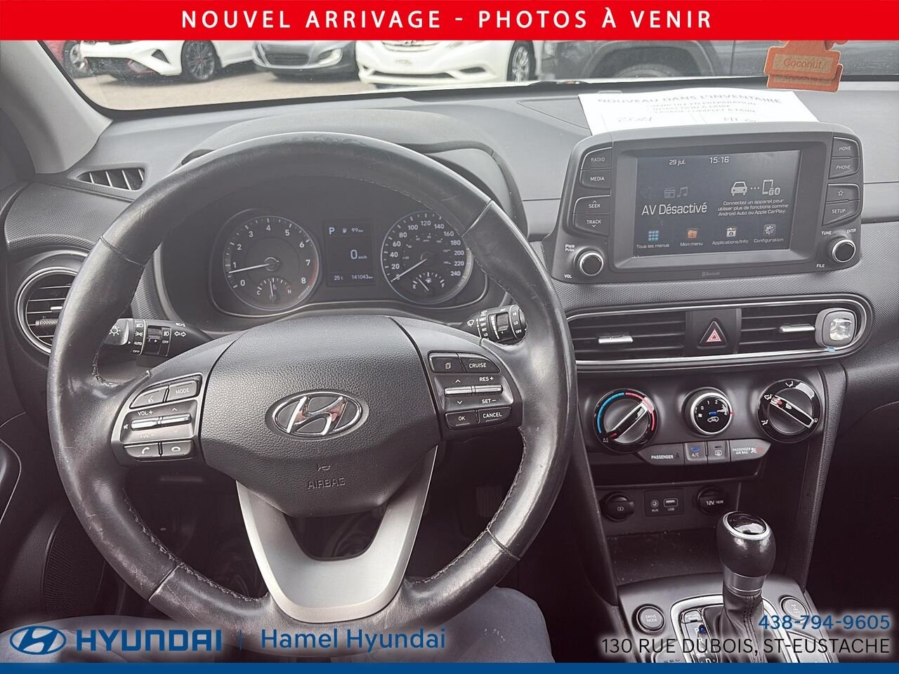 Hyundai Kona 2021 Blanc Saint-Eustache - photo #6