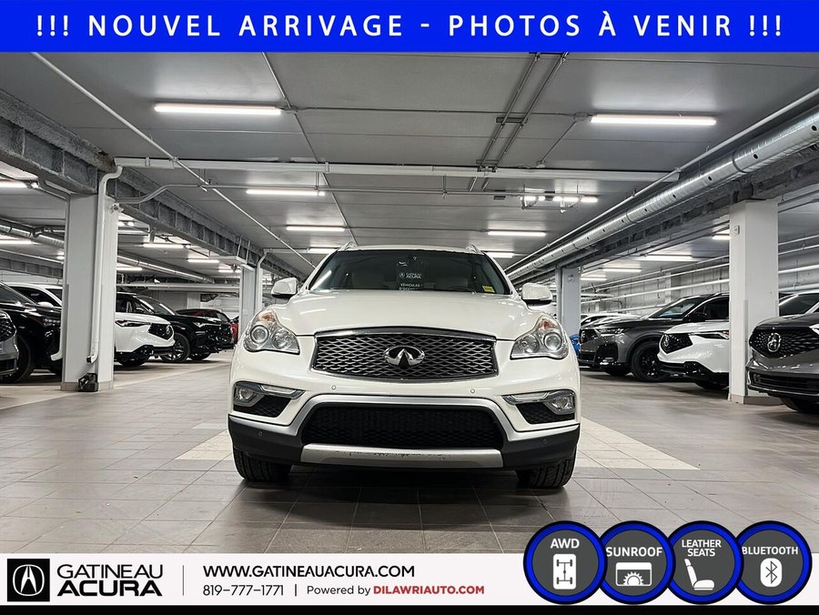 INFINITI QX50 *** CLEAN CARFAX + BAS KILOMÉTRAGE *** 2017 Blanc
