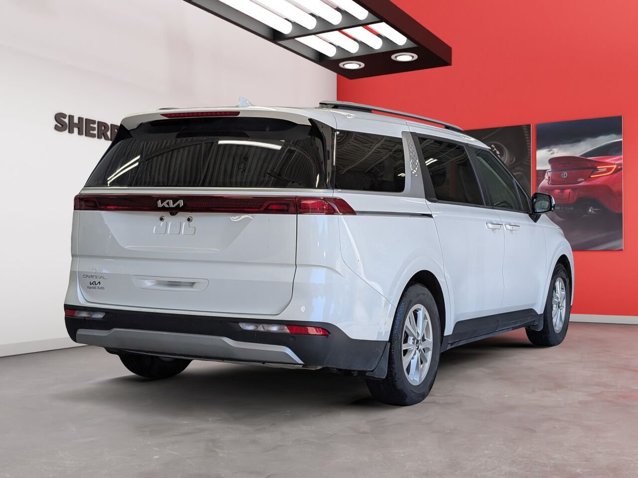 Kia Carnival LX/SIÈGES CHAUFFANTS/VOLANT CHAUFFANT/CAMÉRA DE RECUL/BLUETOOTH/AC/VITRES ÉLECTRIQUES 2023 Blanc Sherbrooke - photo #3