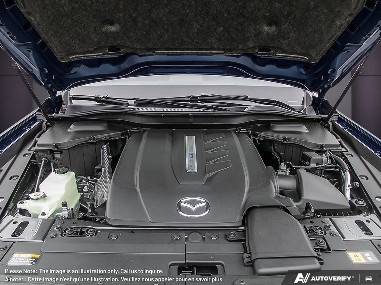 Mazda CX-90 hybride rechargeable JM3KKCHA9T1382410 2026 Bleu cristal foncé mica Mirabel - photo #5
