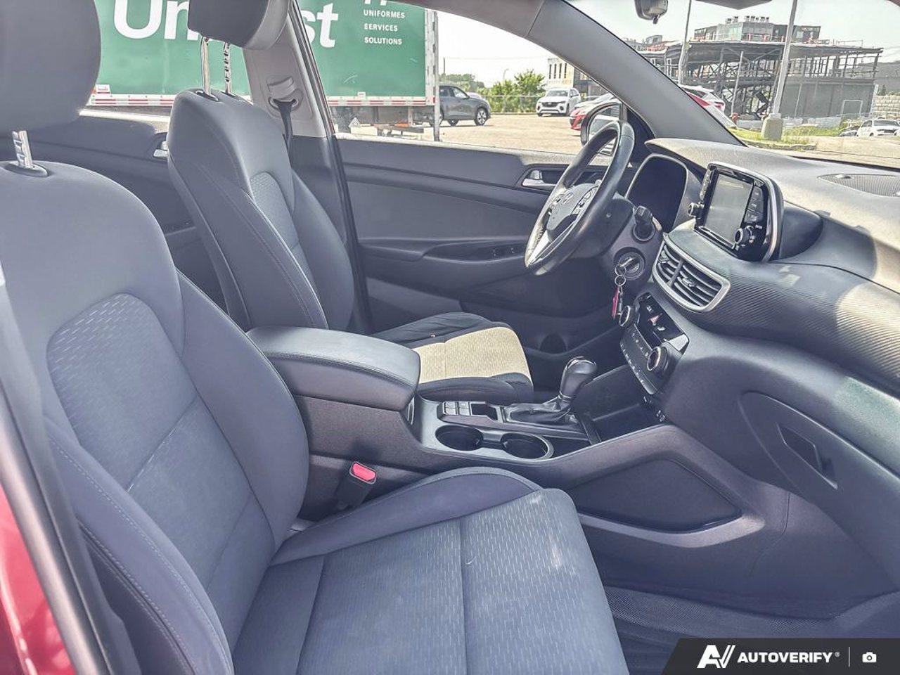 2019 Hyundai Tucson KM8J3CA48KU973097 Red Mirabel - photo #24