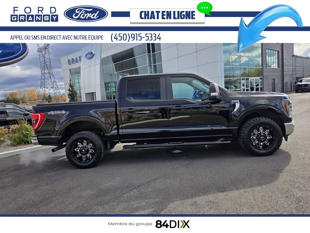 Ford F-150 2023 Noir Granby - photo #7