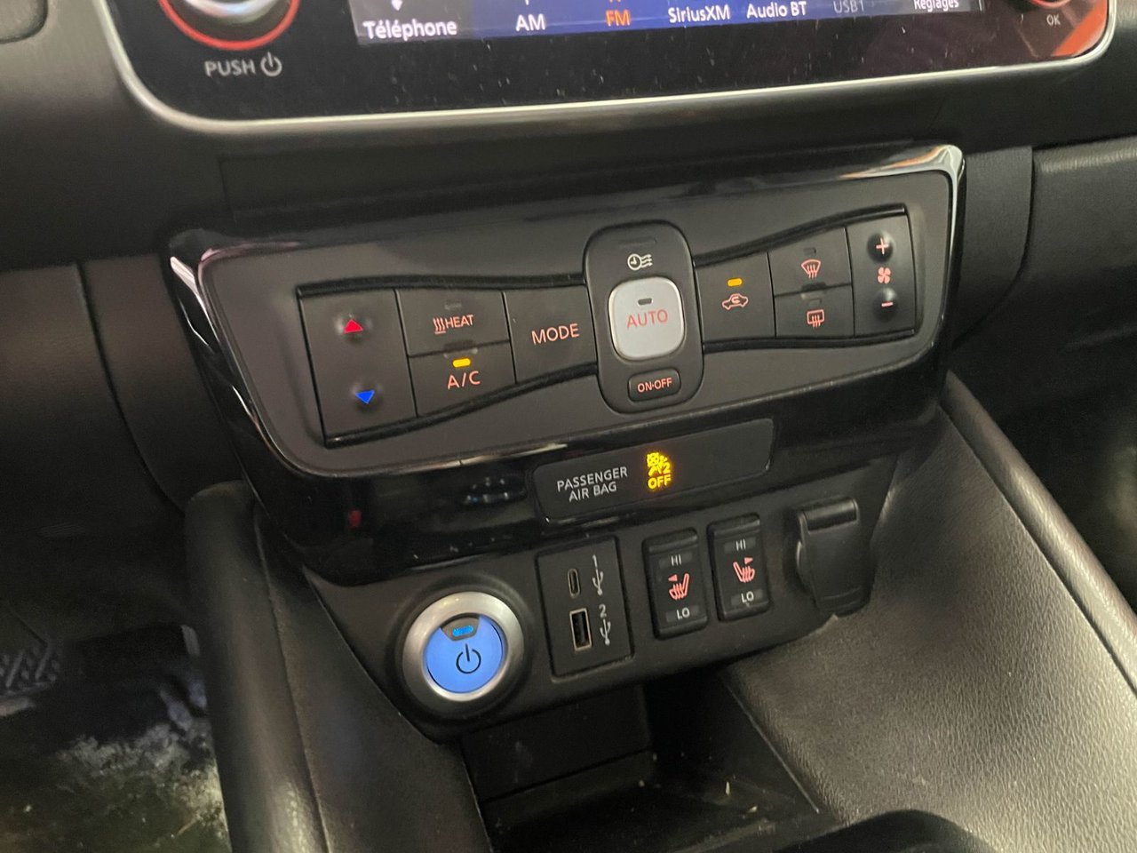 2023 Nissan LEAF SV *NAV* SIÈGES CHAUFF REG ADAPT CARPLAY ALERTES Black Saint-Jérôme - photo #9