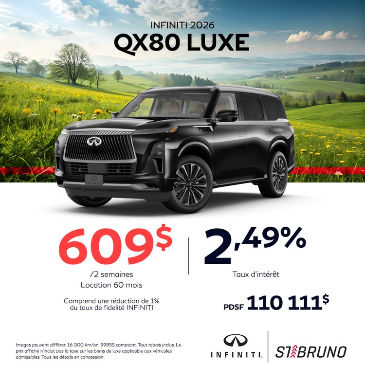 St bruno infiniti promo avril QX80 LUXE 2026 FR V2