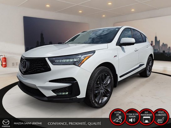 Acura RDX A-Spec | TOIT OUVRANT | CUIR | AWD | 2020 Blanc