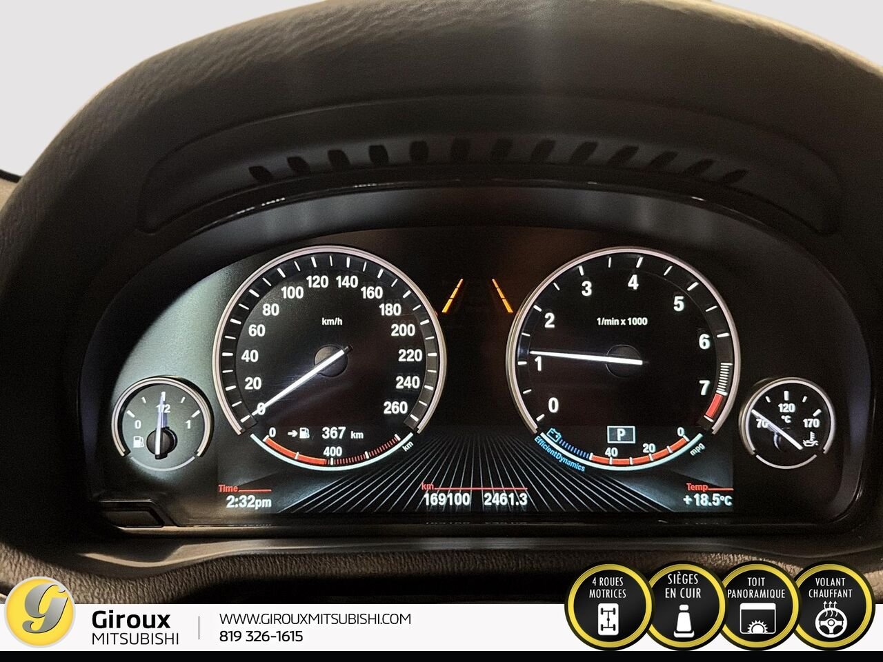 BMW X3 XDRIVE28I 2017 Noir Sainte-Agathe-des-Monts - photo #14