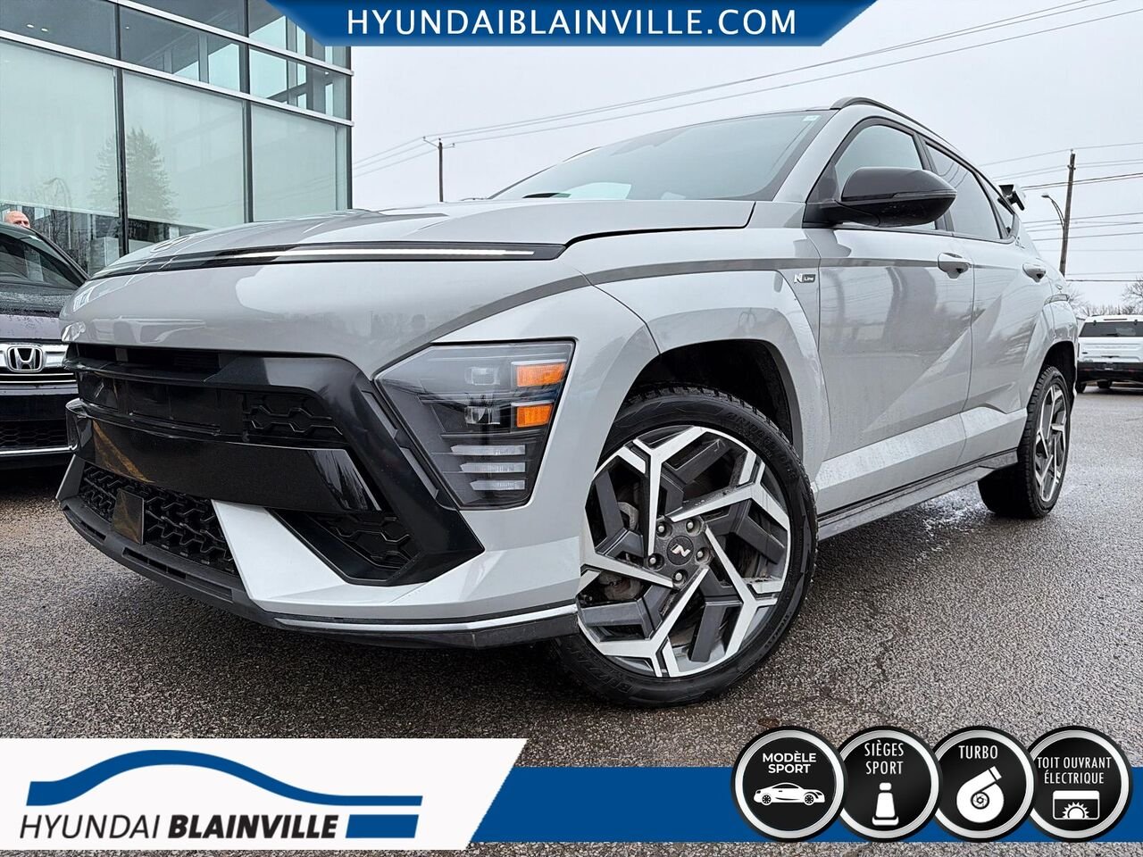 2024 Hyundai Kona Grey Blainville - photo #0