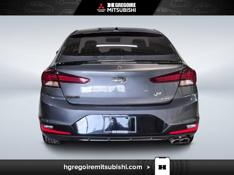 Hyundai Elantra MA4420 | Sport * Manuel * Mags * Caméra * Toit * Carplay 2019 Gris Laval - photo #7