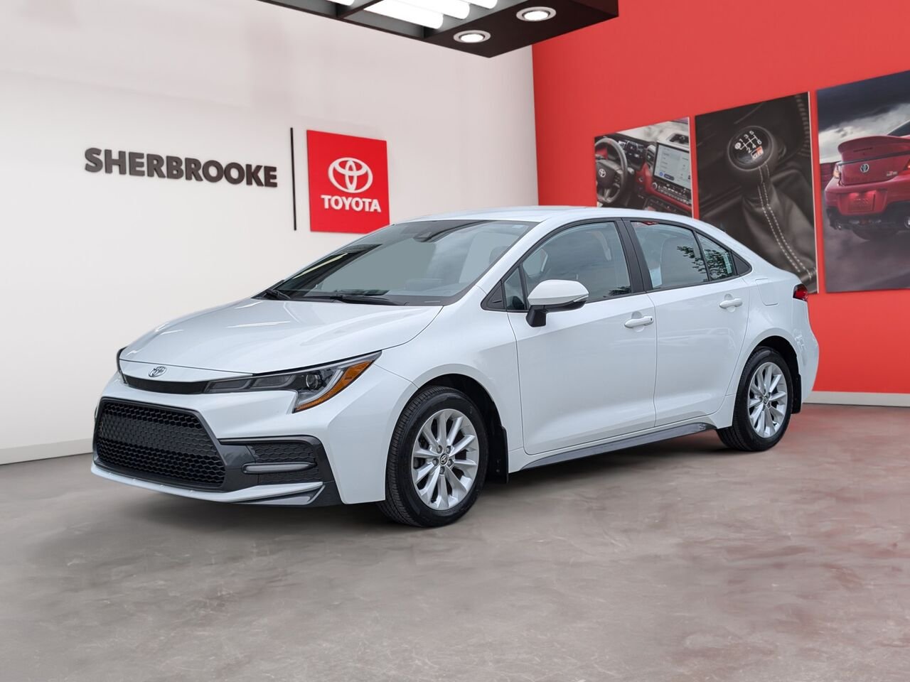 Toyota Corolla SE/SIÈGES CHAUFFANTS/AC/CAMÉRA DE RECUL/BLUETOOTH 2022 Blanc Sherbrooke - photo #0