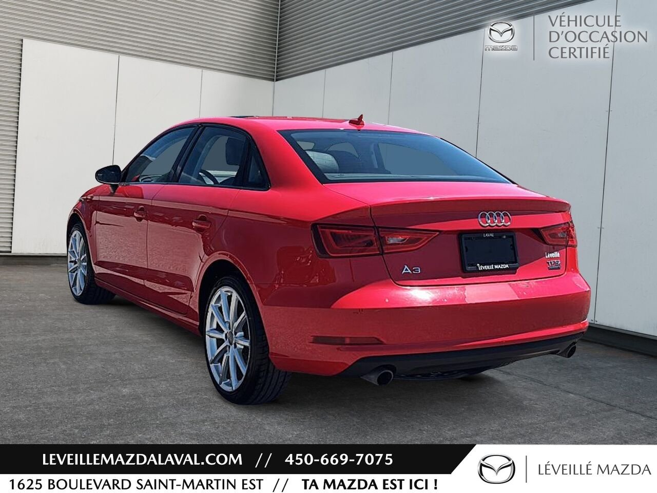 2015 Audi A3 2.0T Progressiv quattro berline 4 portes Red Laval - photo #6
