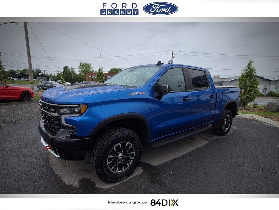 Chevrolet Silverado 1500 ZR2 cabine multiplace 4RM 147 po 2022 Bleu