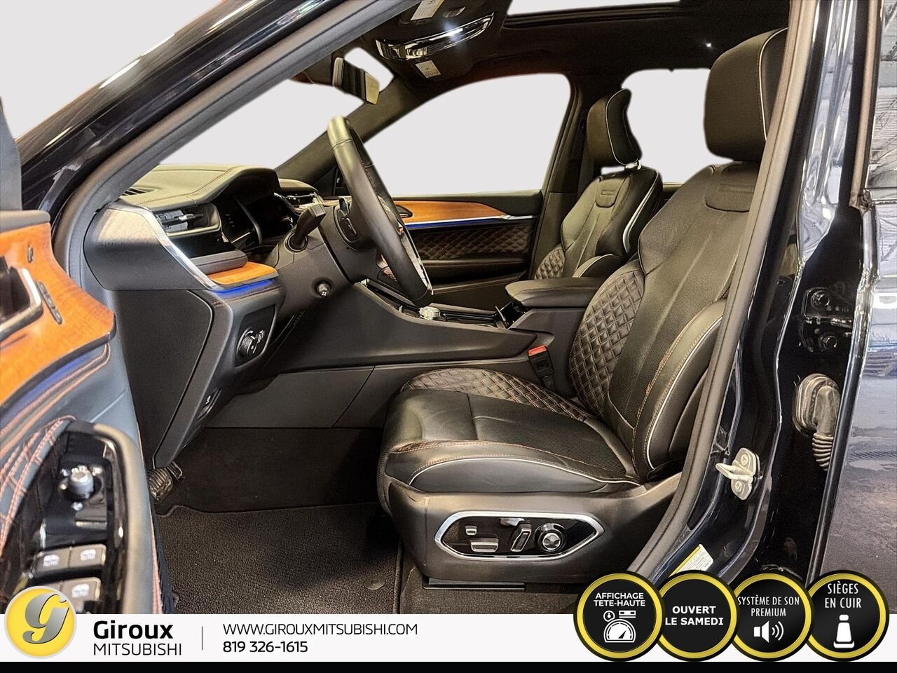 JEEP GRAND CHEROKEE L SUMMIT 2024 Bleu Sainte-Agathe-des-Monts - photo #8