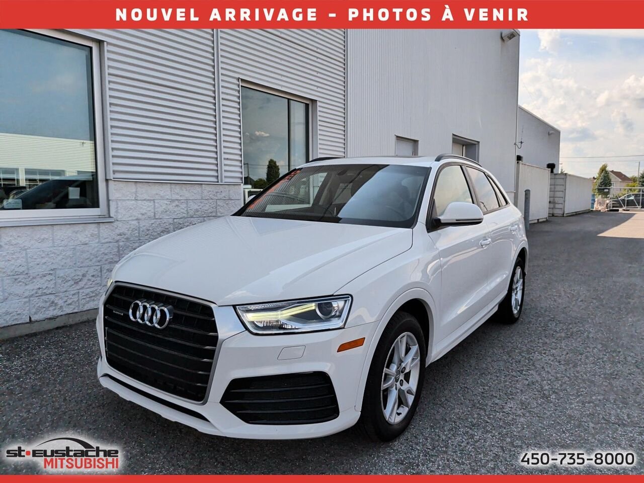Audi Q3 2018 Blanc Saint-Eustache - photo #0