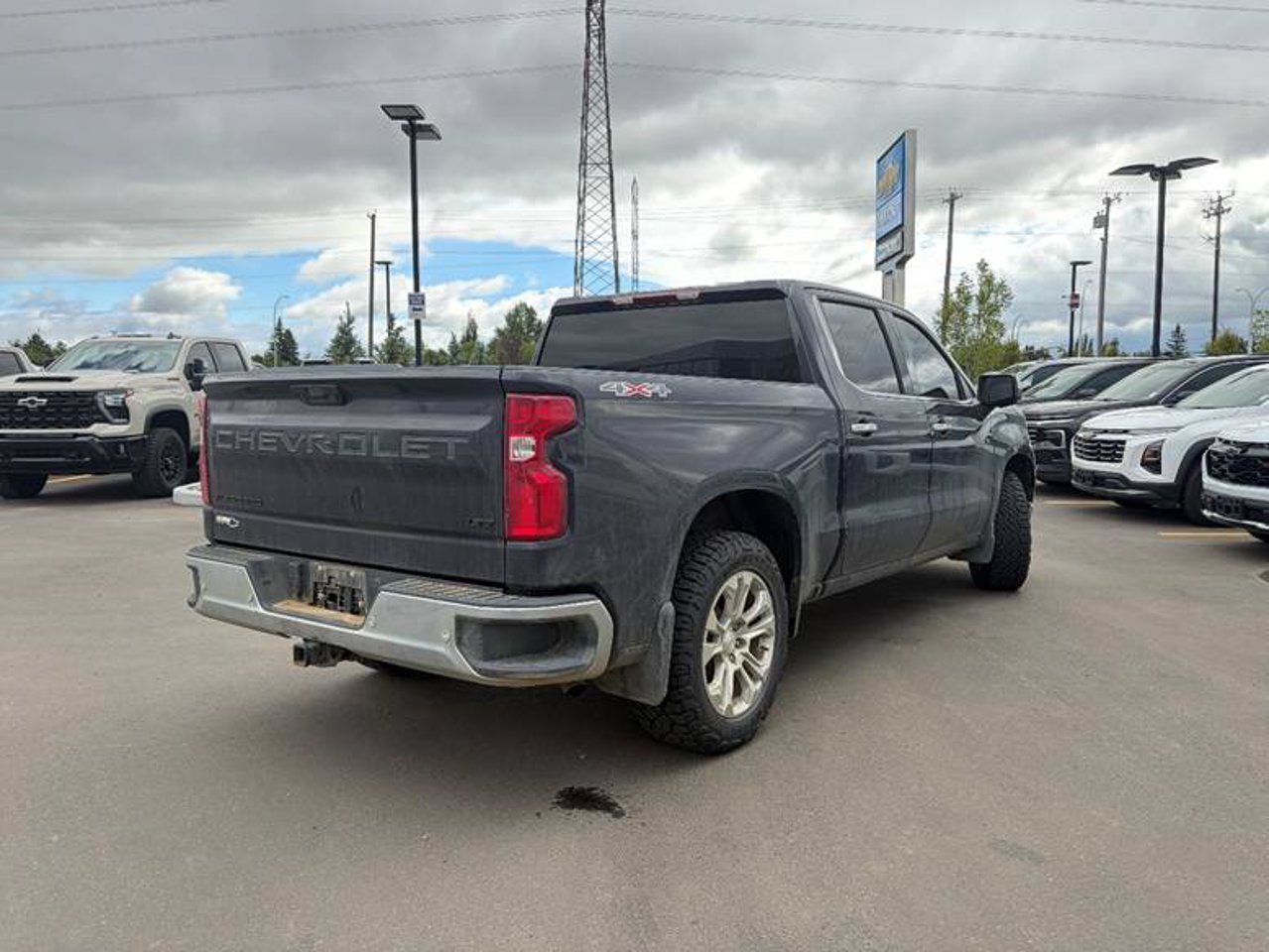 2024 Chevrolet Silverado 1500 4WD Crew Cab 147 LTZ Grey Sherwood Park - photo #2