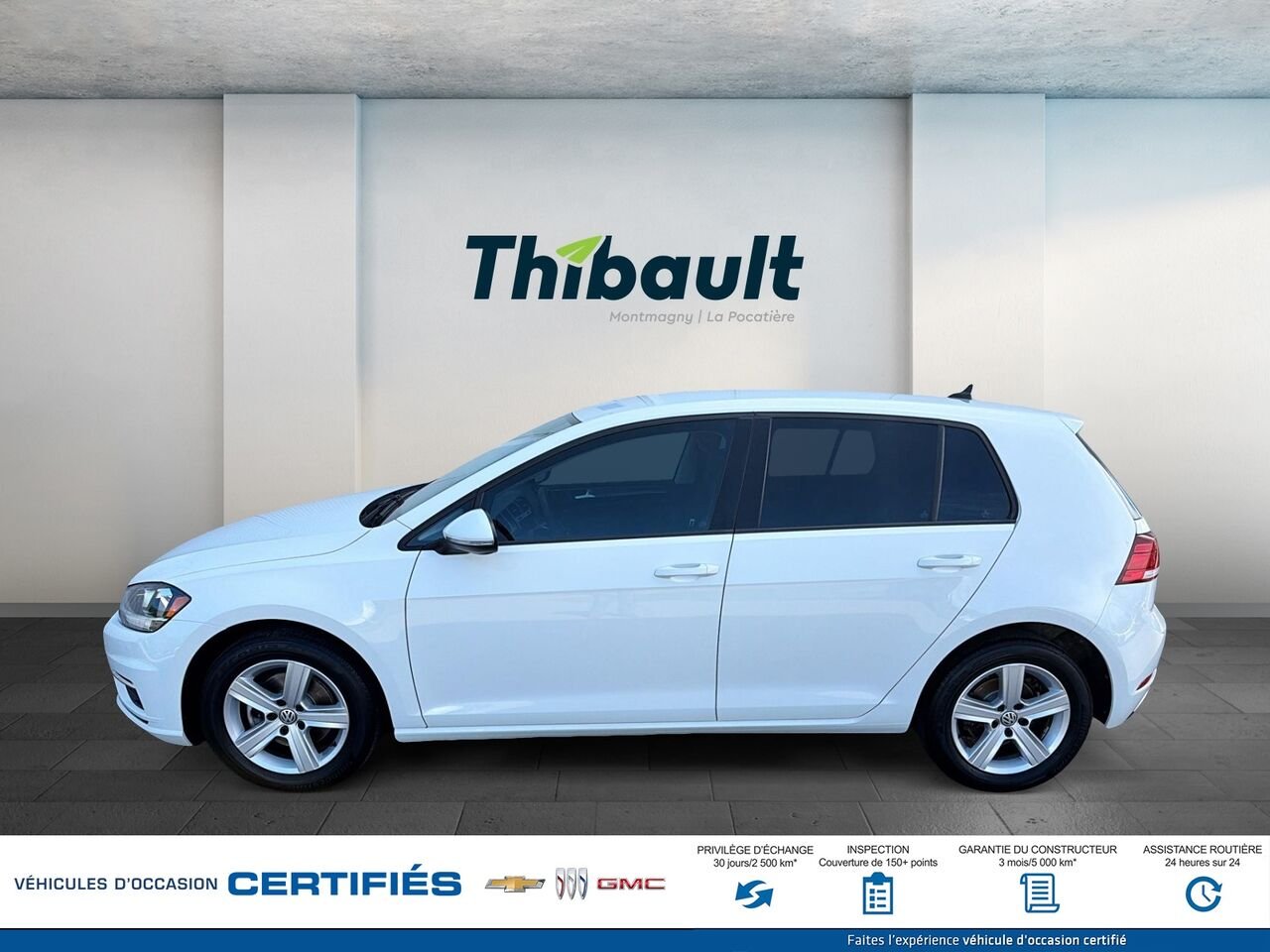 2021 Volkswagen Golf Comfortline 5 portes avec boîte manuelle White Montmagny - photo #4