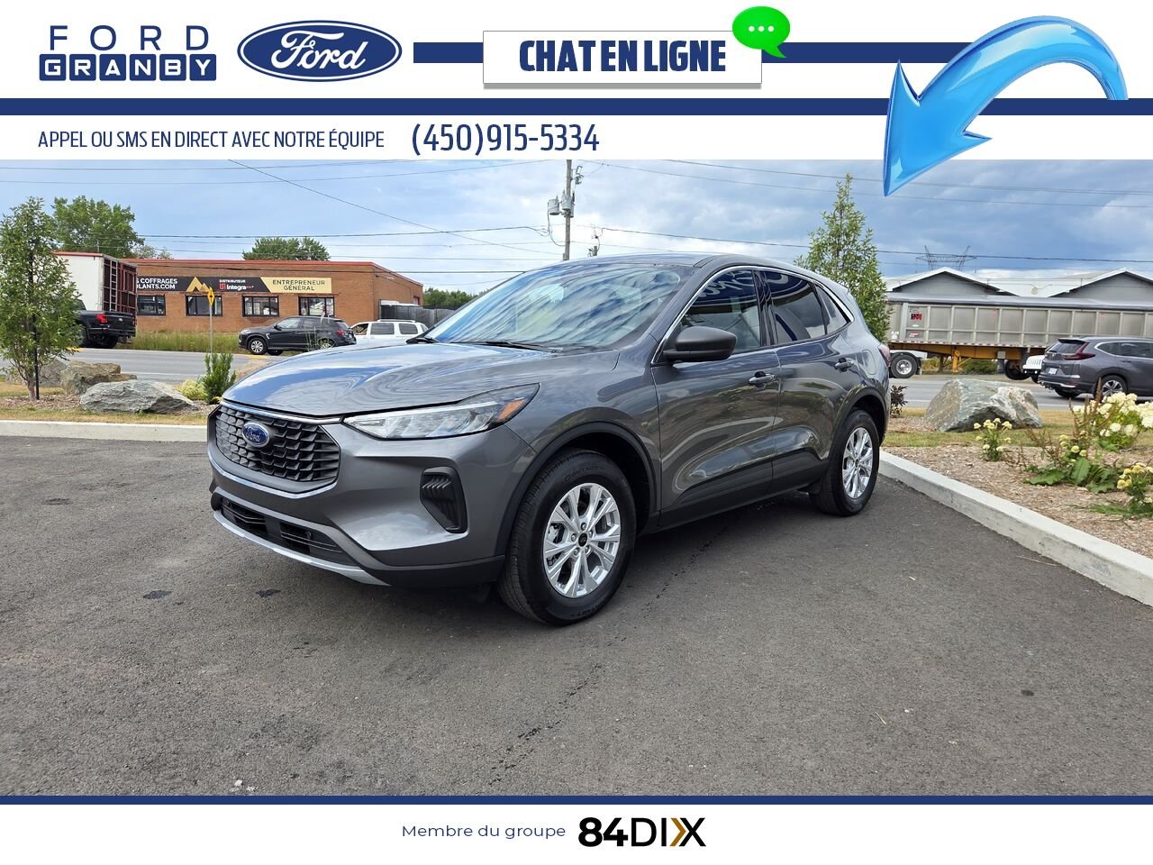 Ford ESCAPE 2024 Gris Granby - photo #2